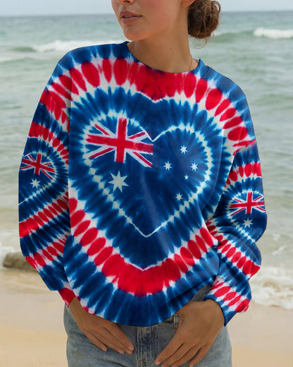 AUSTRALIA FLAG HEART ALL OVER PRINT - TYPQ1106263