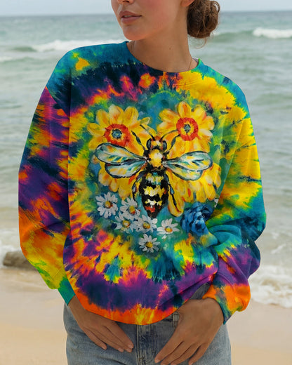 JUST BREATHE BEE SUNFLOWER ALL OVER PRINT - RI2304261