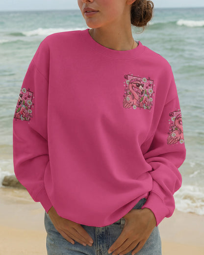 PRETTY IN PINK FLAMINGO ALL OVER PRINT - TYQY2206263