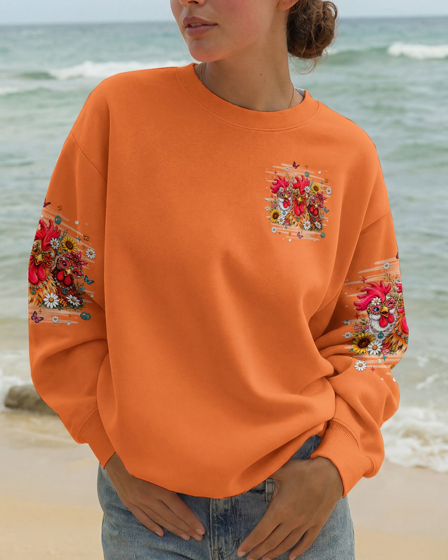 LET'S GO GIRLS CHICKEN ALL OVER PRINT    - TLHN2506262