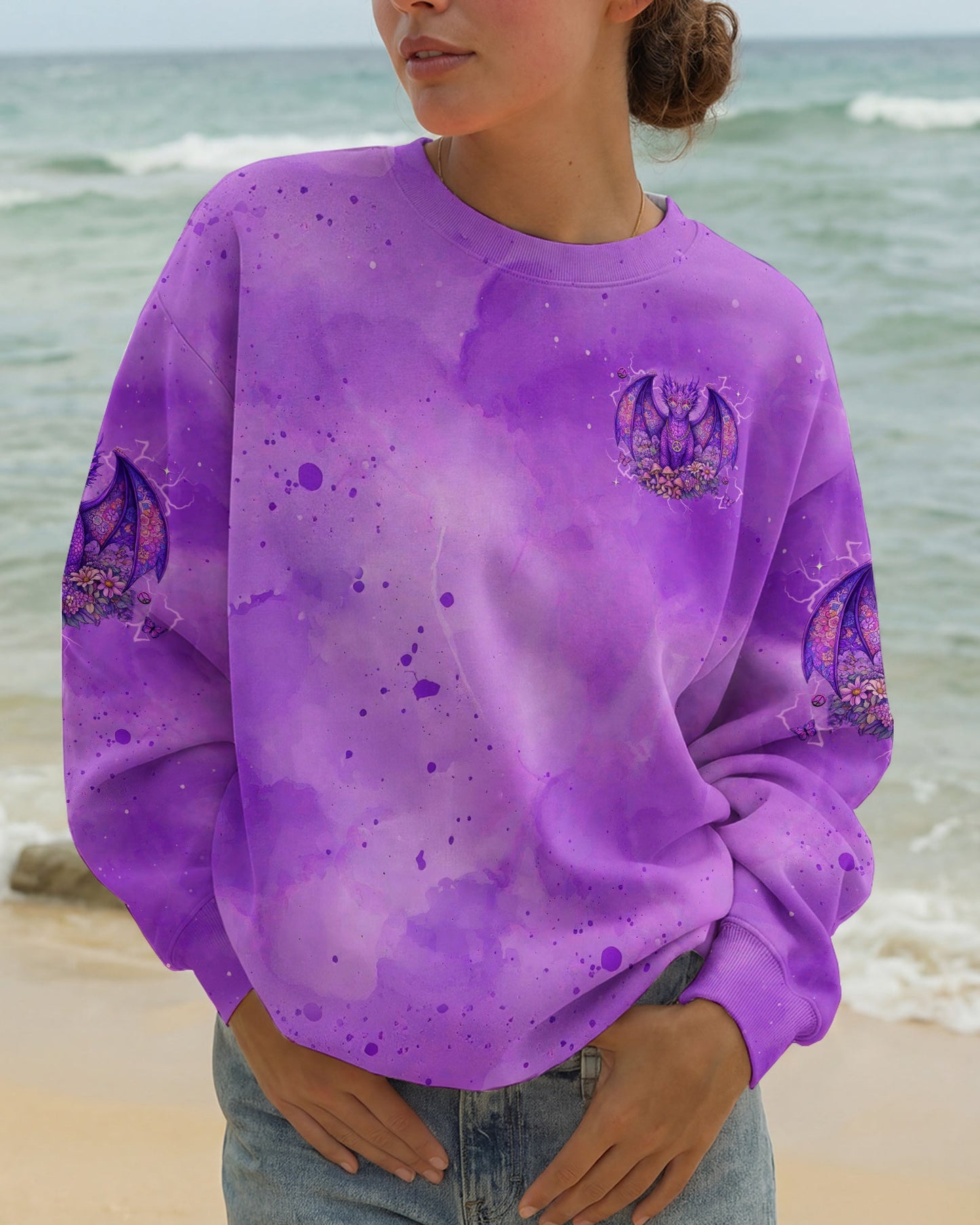 ASSUMING I'M JUST AN OLD LADY DRAGON ALL OVER PRINT   - TLHG0804262
