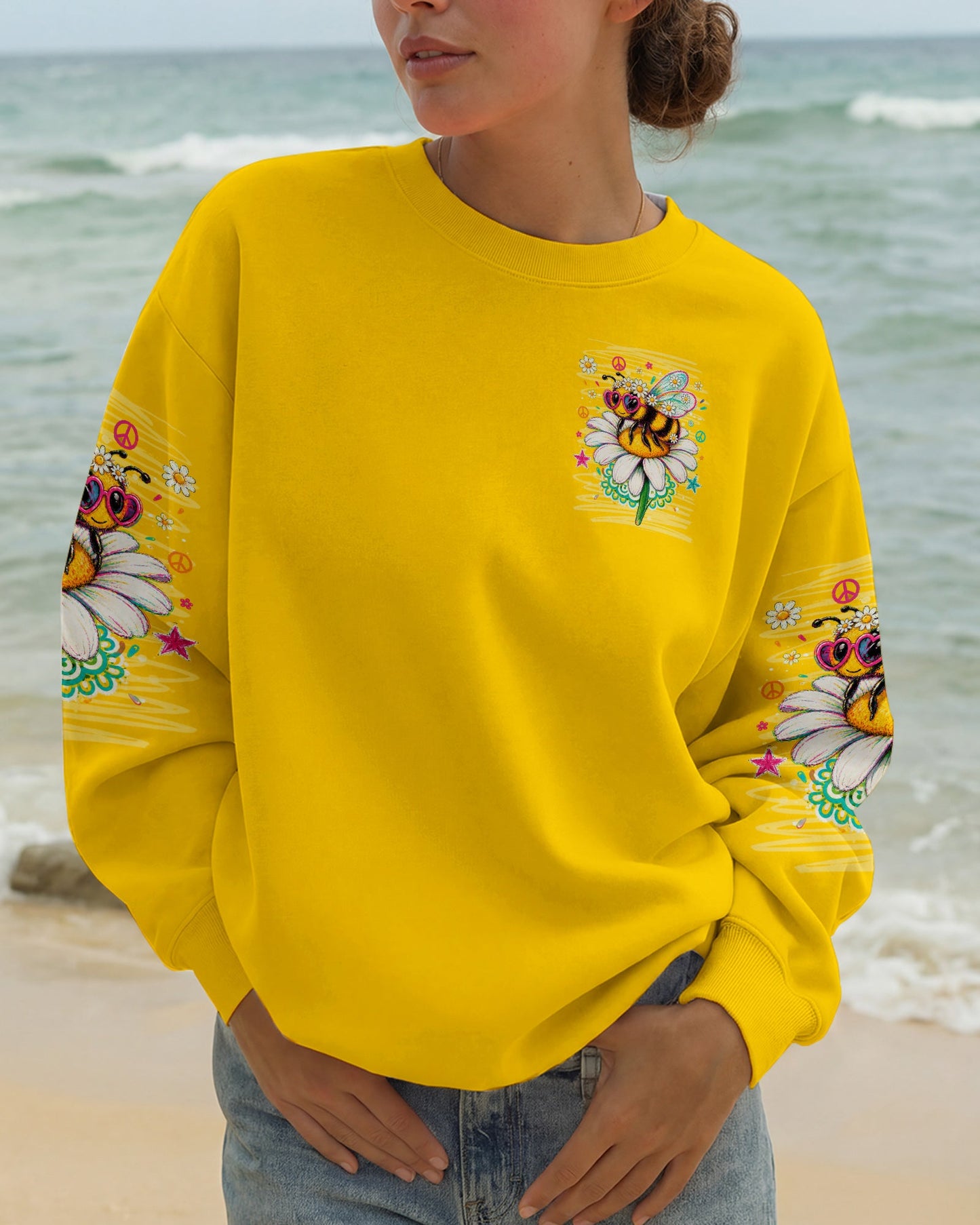 BEE KIND DAISIES ALL OVER PRINT  - TLNT0805263
