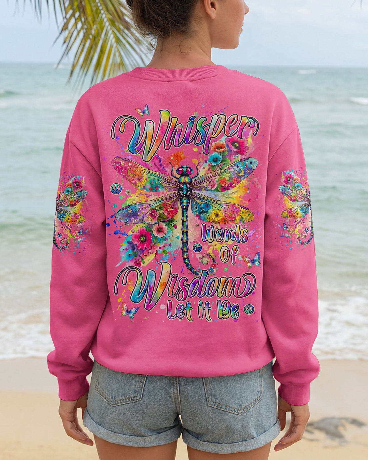 WHISPER WORDS OF WISDOM LET IT BE DRAGONFLY ALL OVER PRINT - TYLN0406263