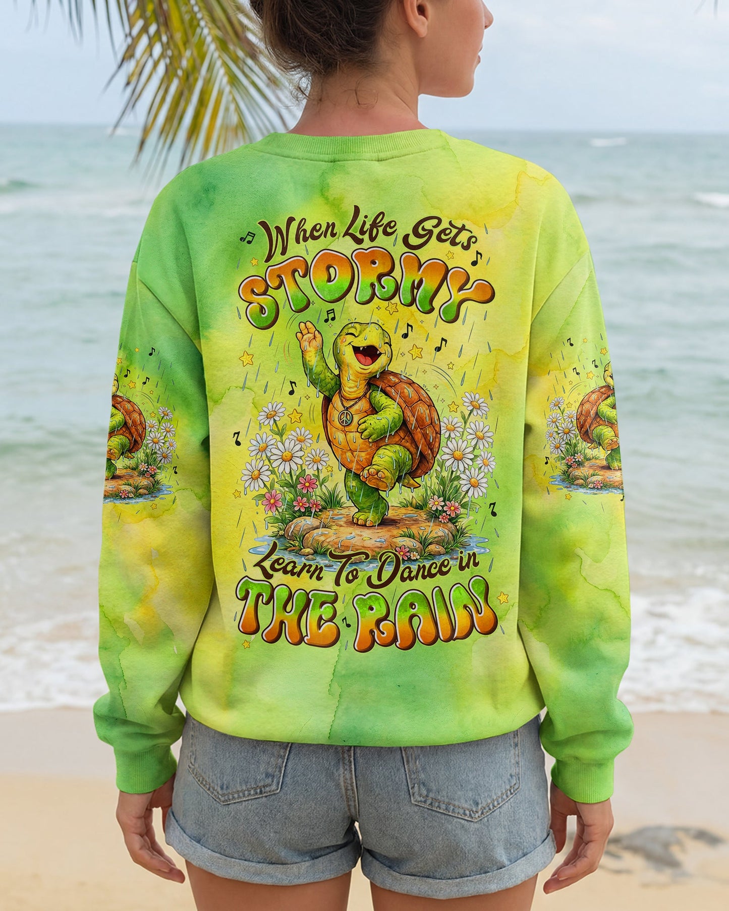 DANCE IN THE RAIN TURTLE ALL OVER PRINT - TYLN2505261