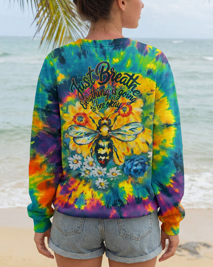 JUST BREATHE BEE SUNFLOWER ALL OVER PRINT - RI2304261