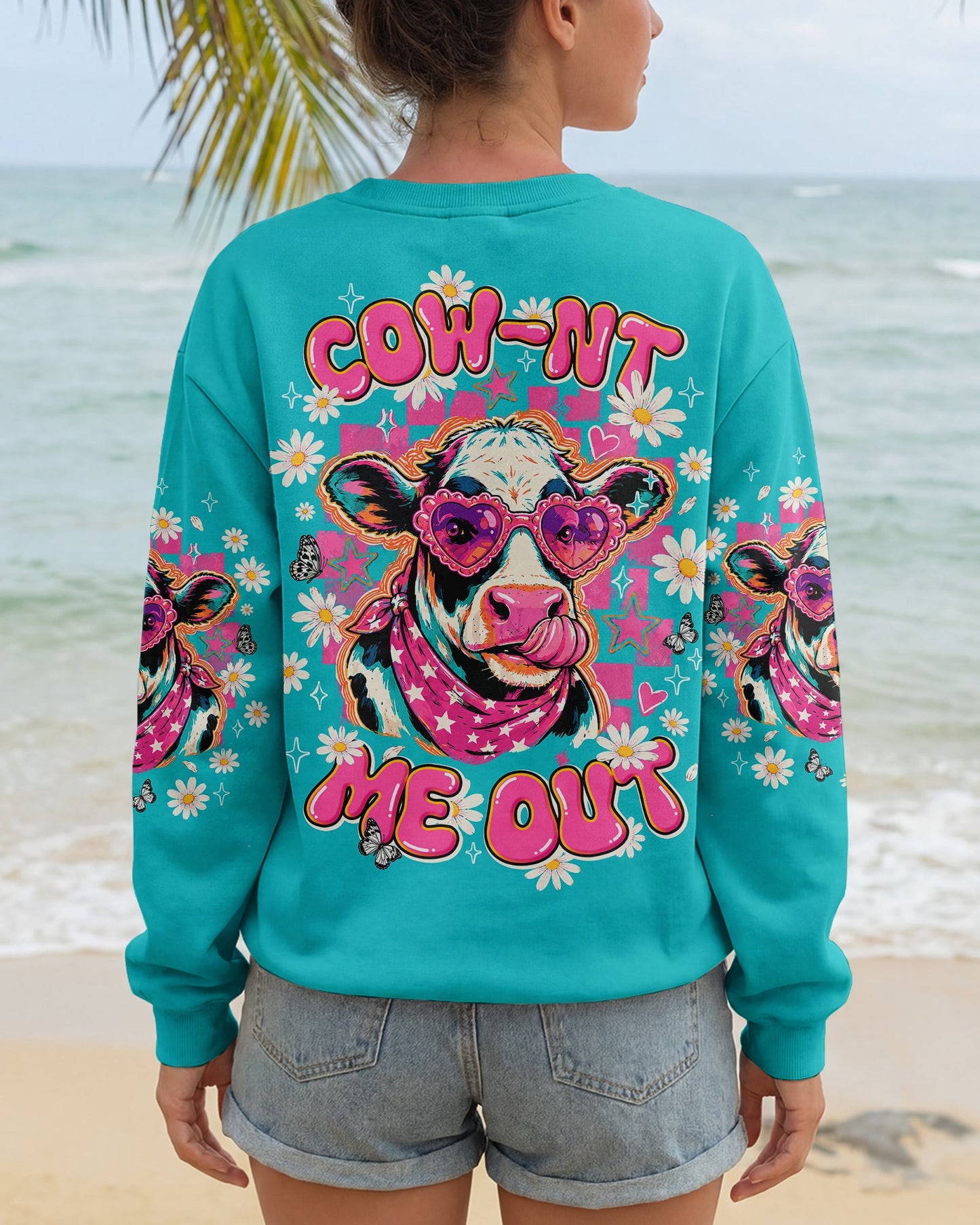 COW-NT ME OUT FUNNY ALL OVER PRINT - TLNT1306262