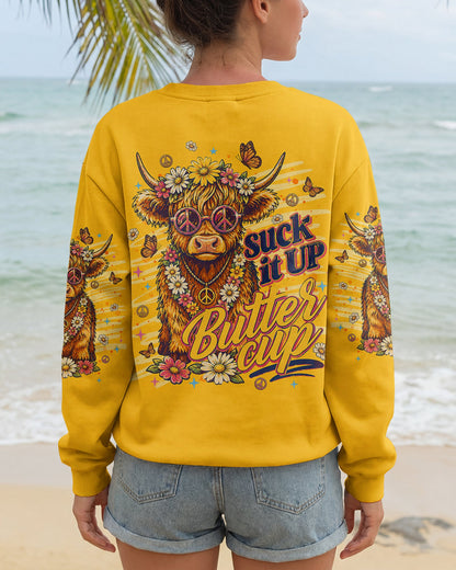 SUCK IT UP BUTTERCUP  COW ALL OVER PRINT  - TLNT0705262