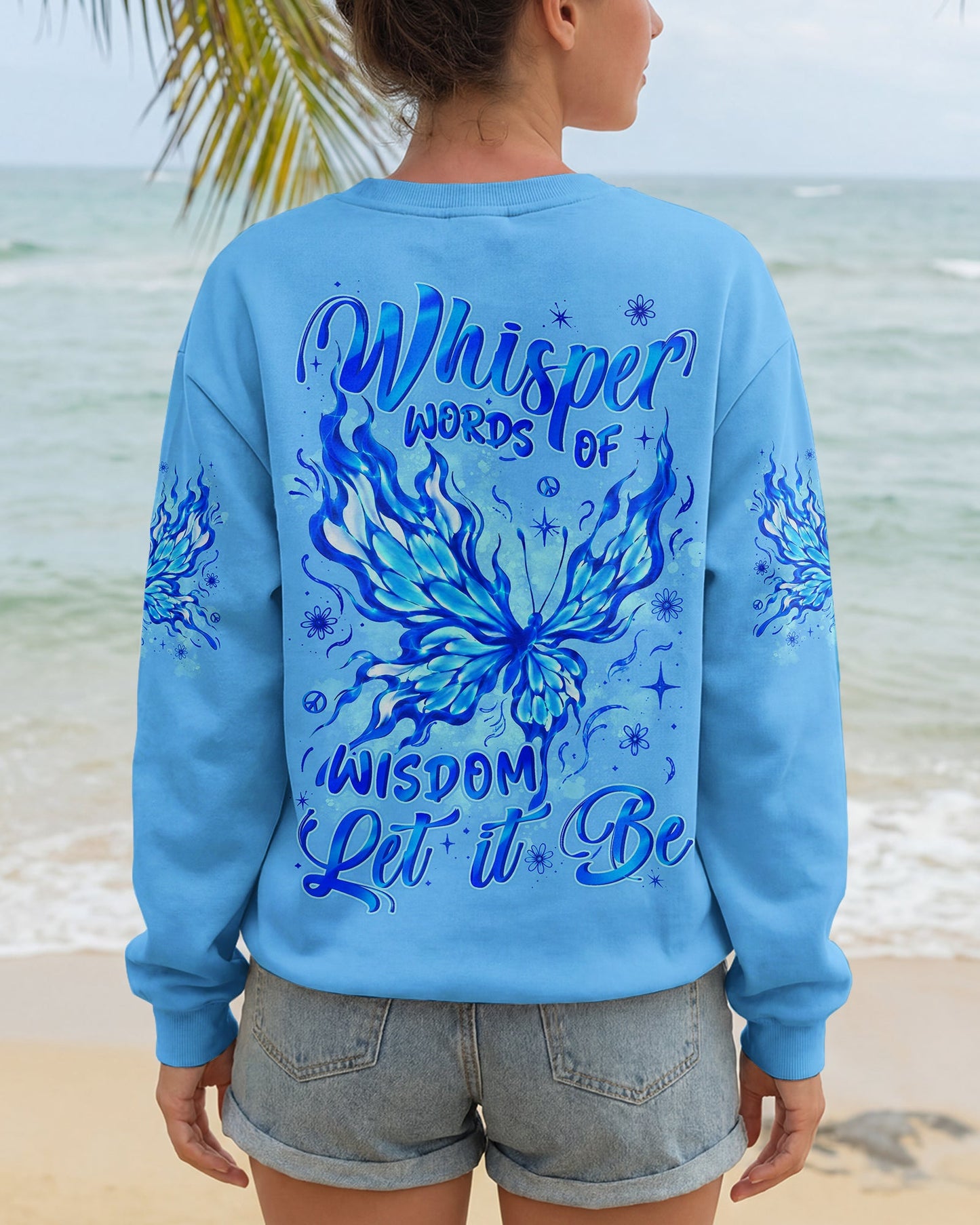 WHISPER WORDS OF WISDOM LET IT BE BUTTERFLY ALL OVER PRINT - TYLN0907263