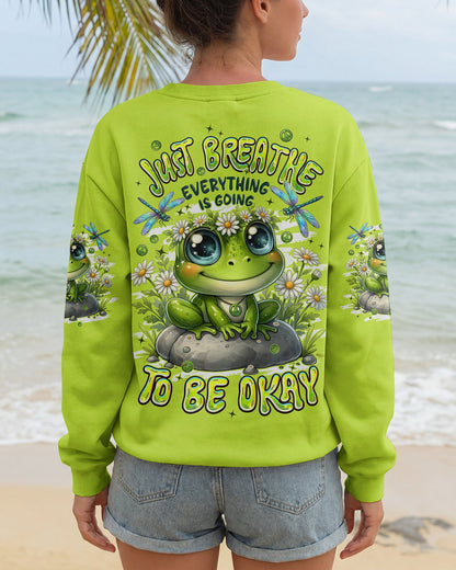 JUST BREATHE FROG ALL OVER PRINT - TYPQ2705261