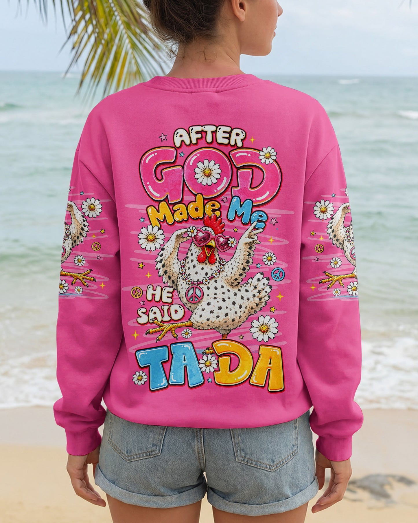 AFTER GOD MADE ME CHICKEN ALL OVER PRINT - TLNO2906261
