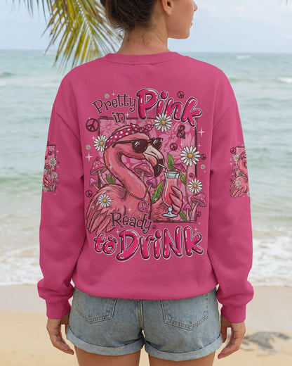 PRETTY IN PINK FLAMINGO ALL OVER PRINT - TYQY2206263