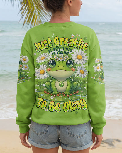 JUST BREATHE FROG ALL OVER PRINT - TYPQ2606261