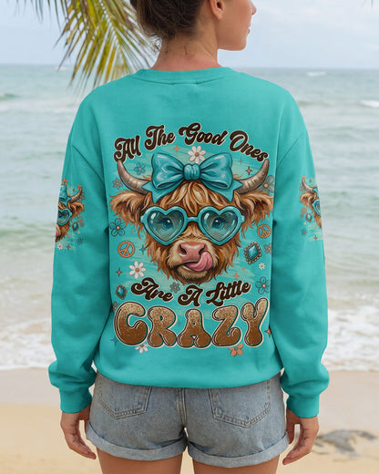 ALL THE GOOD ONES ARE A LITTLE CRAZY COW ALL OVER PRINT - TYLN1004261
