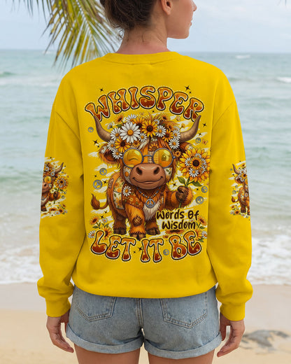 WHISPER WORDS OF WISDOM LET IT BE COW ALL OVER PRINT - TYPQ0906262