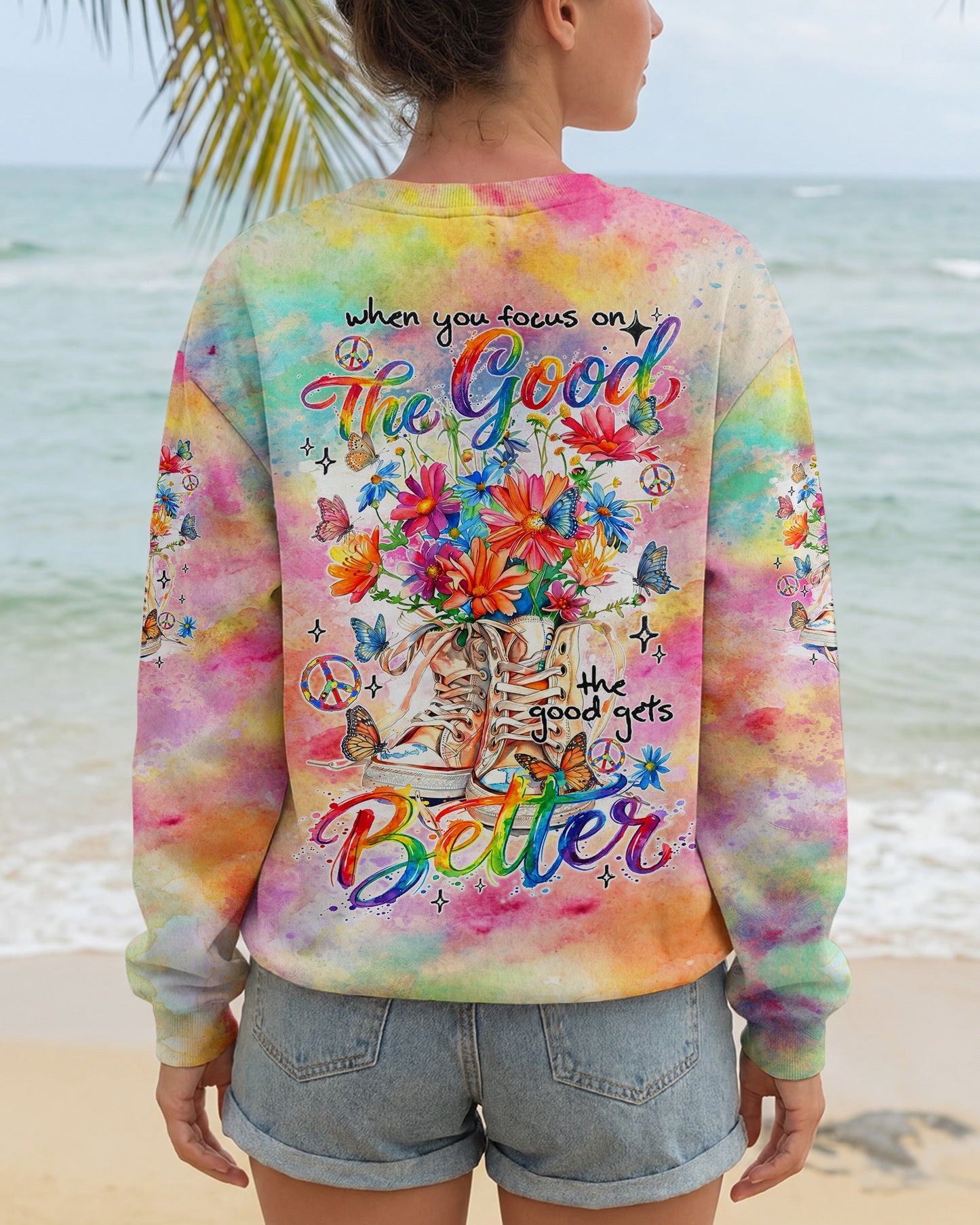 FOCUS ON THE GOOD ALL OVER PRINT - TY2104262