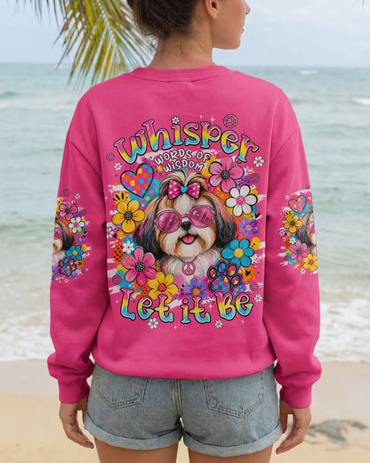 WHISPER WORDS OF WISDOM LET IT BE SHIH TZU DOG ALL OVER PRINT - TYPQ0306261