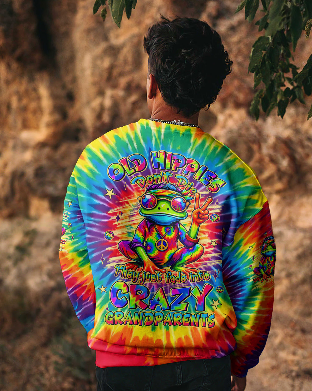 OLD HIPPIES FROG ALL OVER PRINT - TYLN2805262
