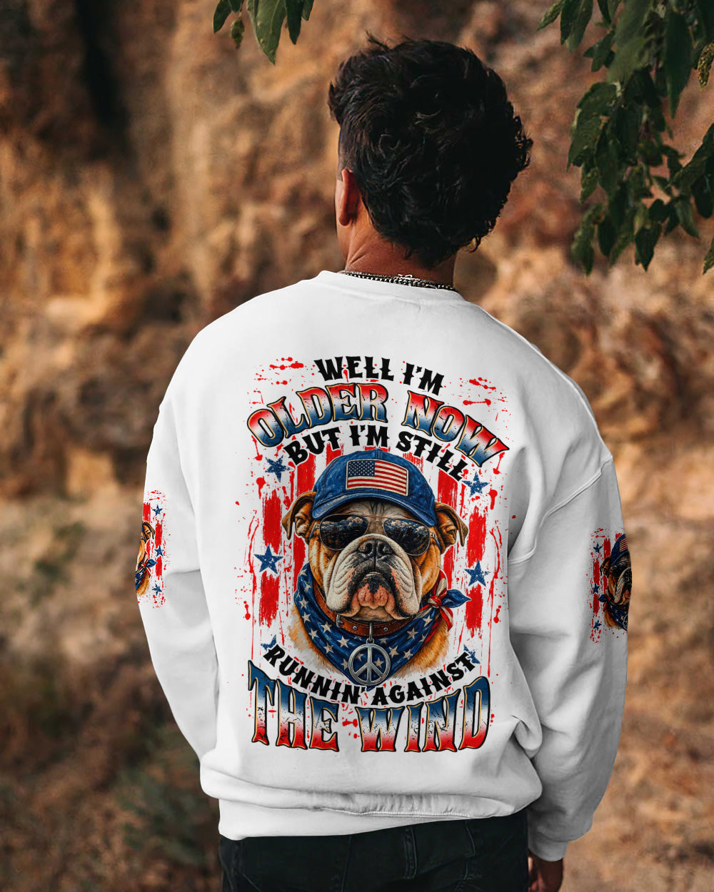 RUNNING AGAINST THE WIND BULLDOG ALL OVER PRINT - TYLN0405263