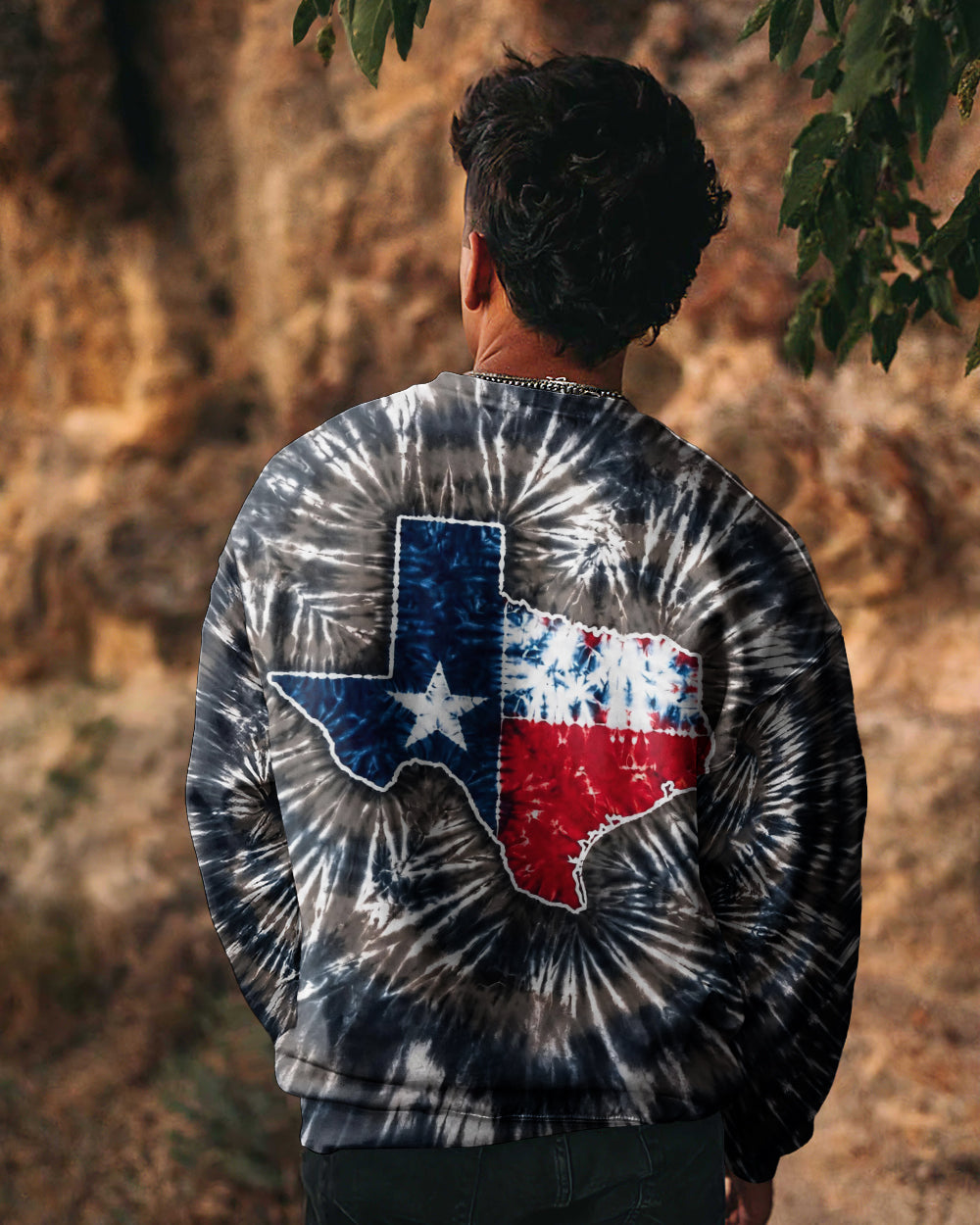 TEXAS MAP SWIRL ALL OVER PRINT - TLHG1206263