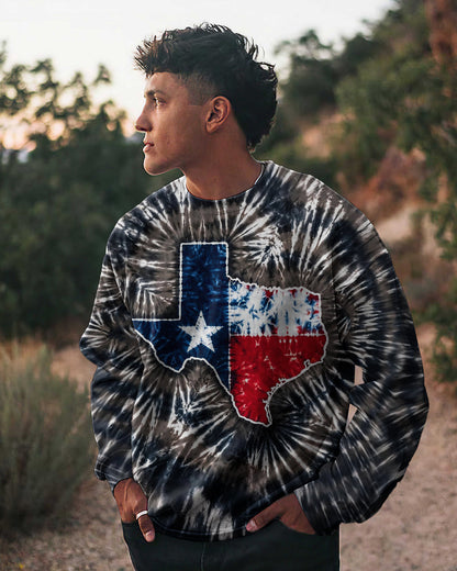 TEXAS MAP SWIRL ALL OVER PRINT - TLHG1206263