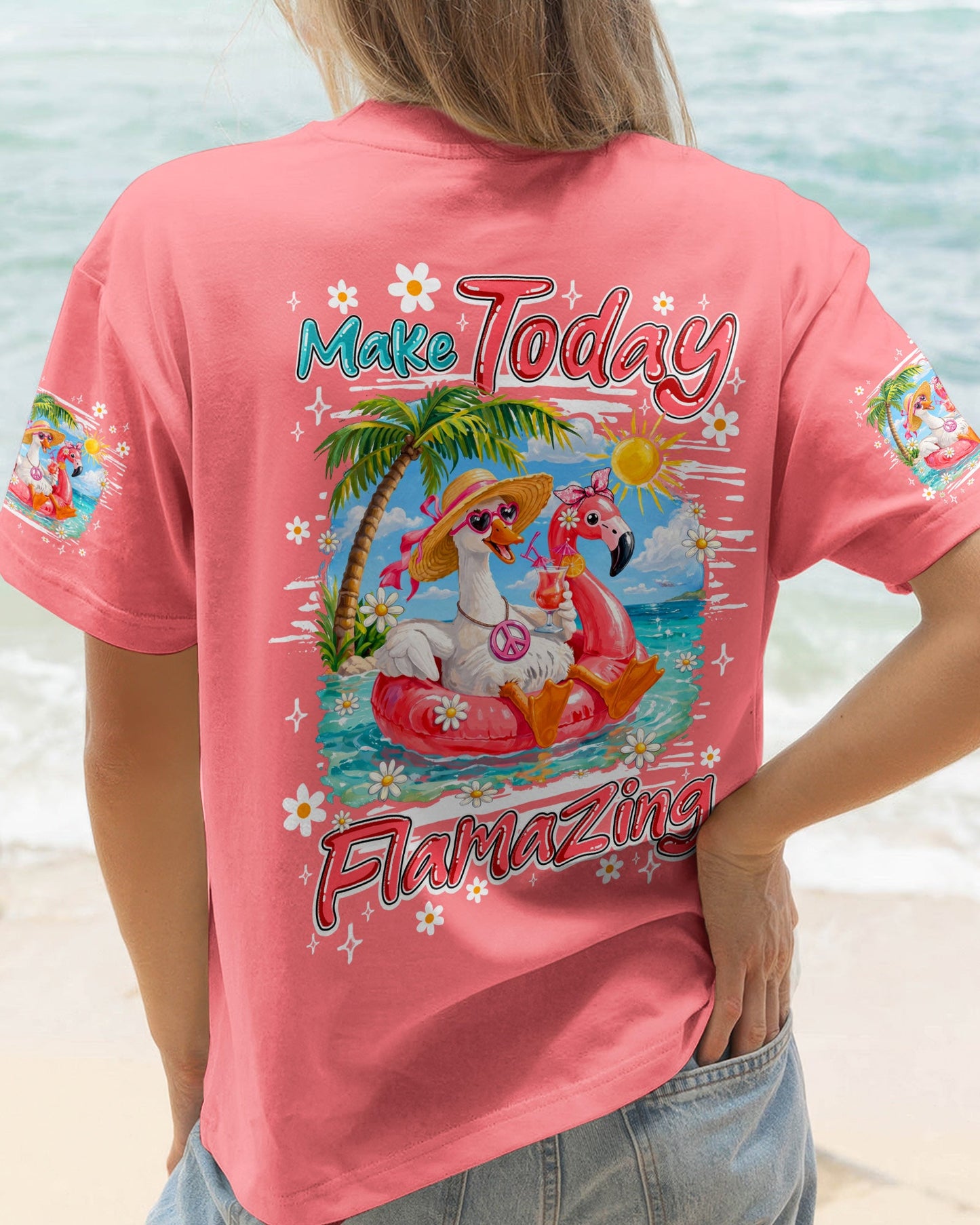 MAKE TODAY FLAMAZING GOOSE ALL OVER PRINT - TY2204262
