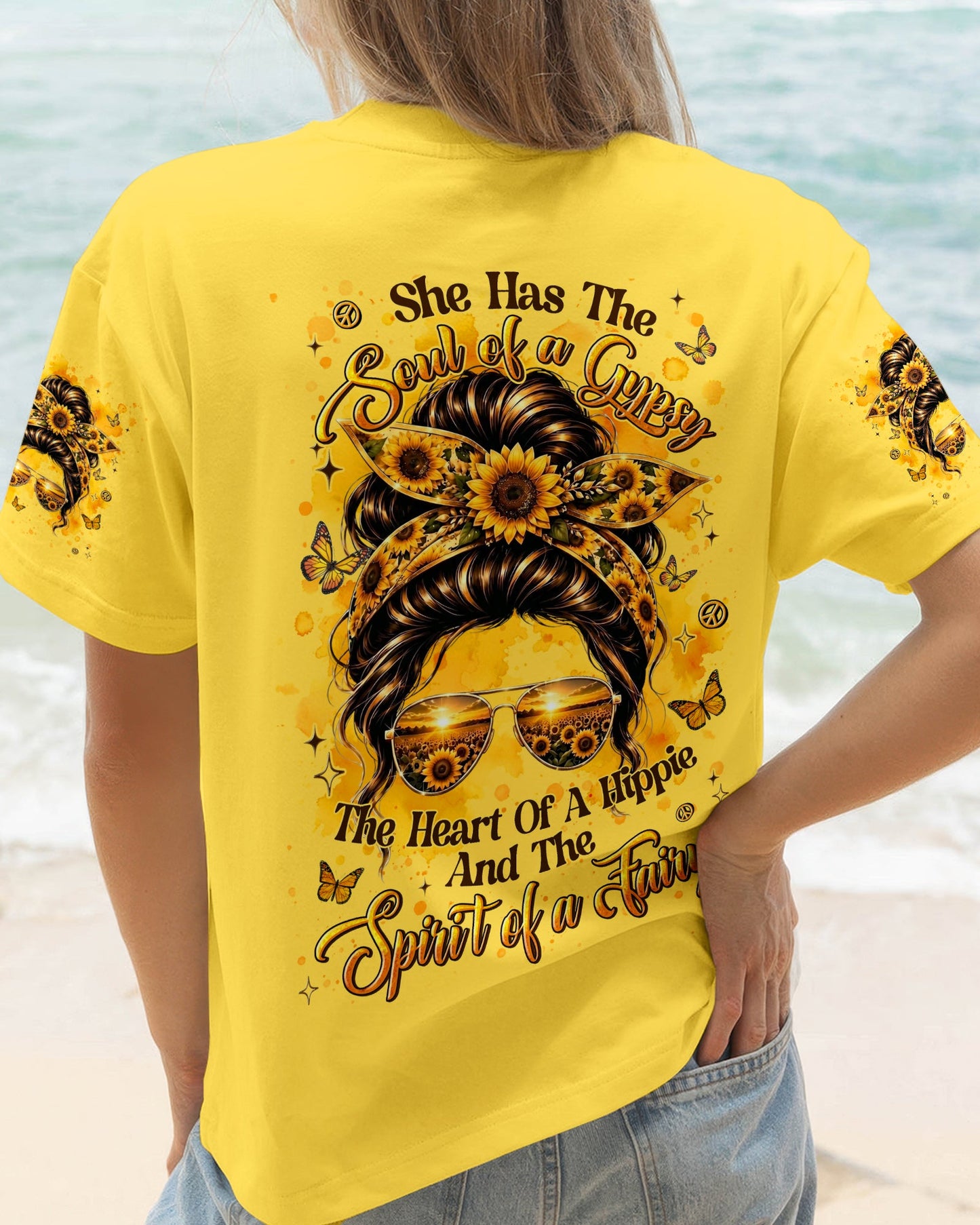 SHE HAS THE SOUL OF A GYPSY MESSY BUN ALL OVER PRINT - TYLN2306263