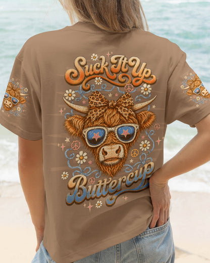SUCK IT UP BUTTERCUP COW ALL OVER PRINT - TLTW3005262