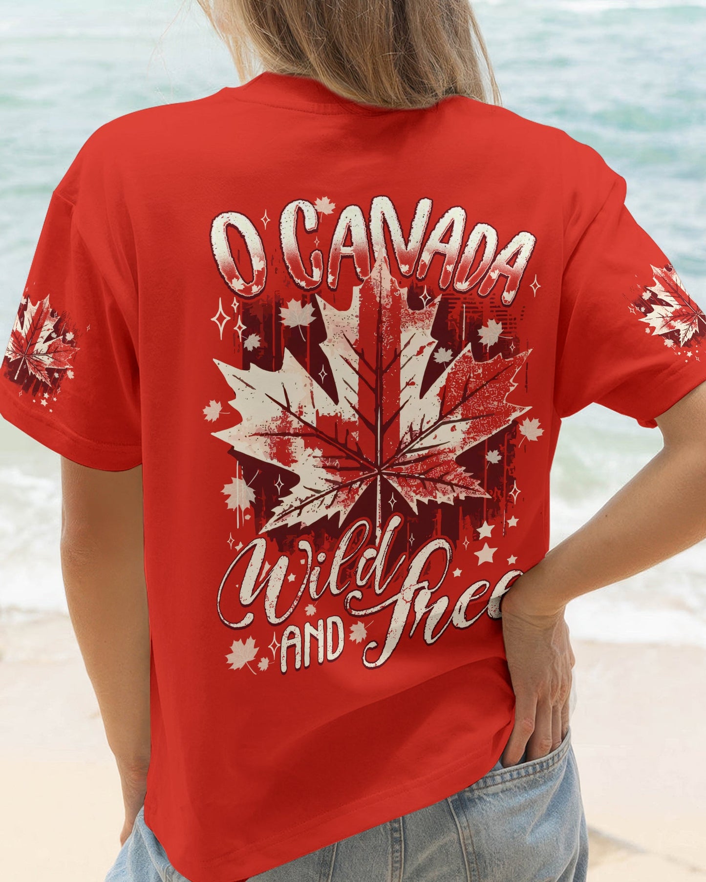 O CANADA WILD AND FREE ALL OVER PRINT - TYQY2406262