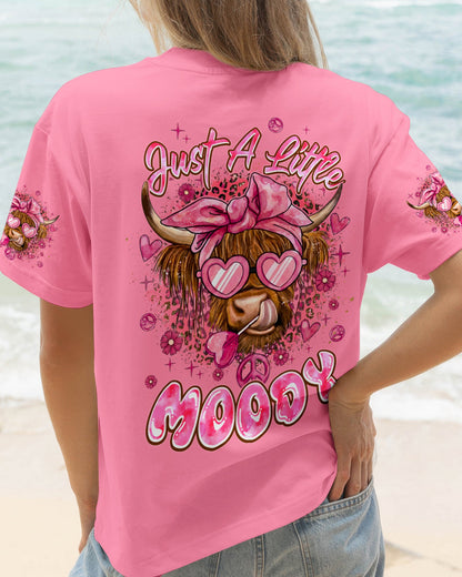 JUST A LITTLE MOODY COW ALL OVER PRINT - TYPQ0505262