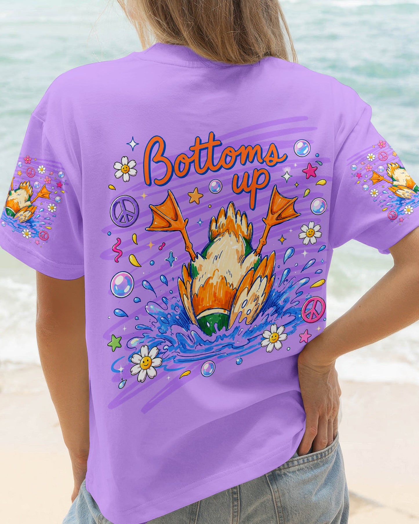 BOTTOMS UP DUCK  ALL OVER PRINT - TLNT0506264