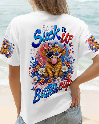 SUCK IT UP BUTTERCUP COW ALL OVER PRINT - TLTW2705262