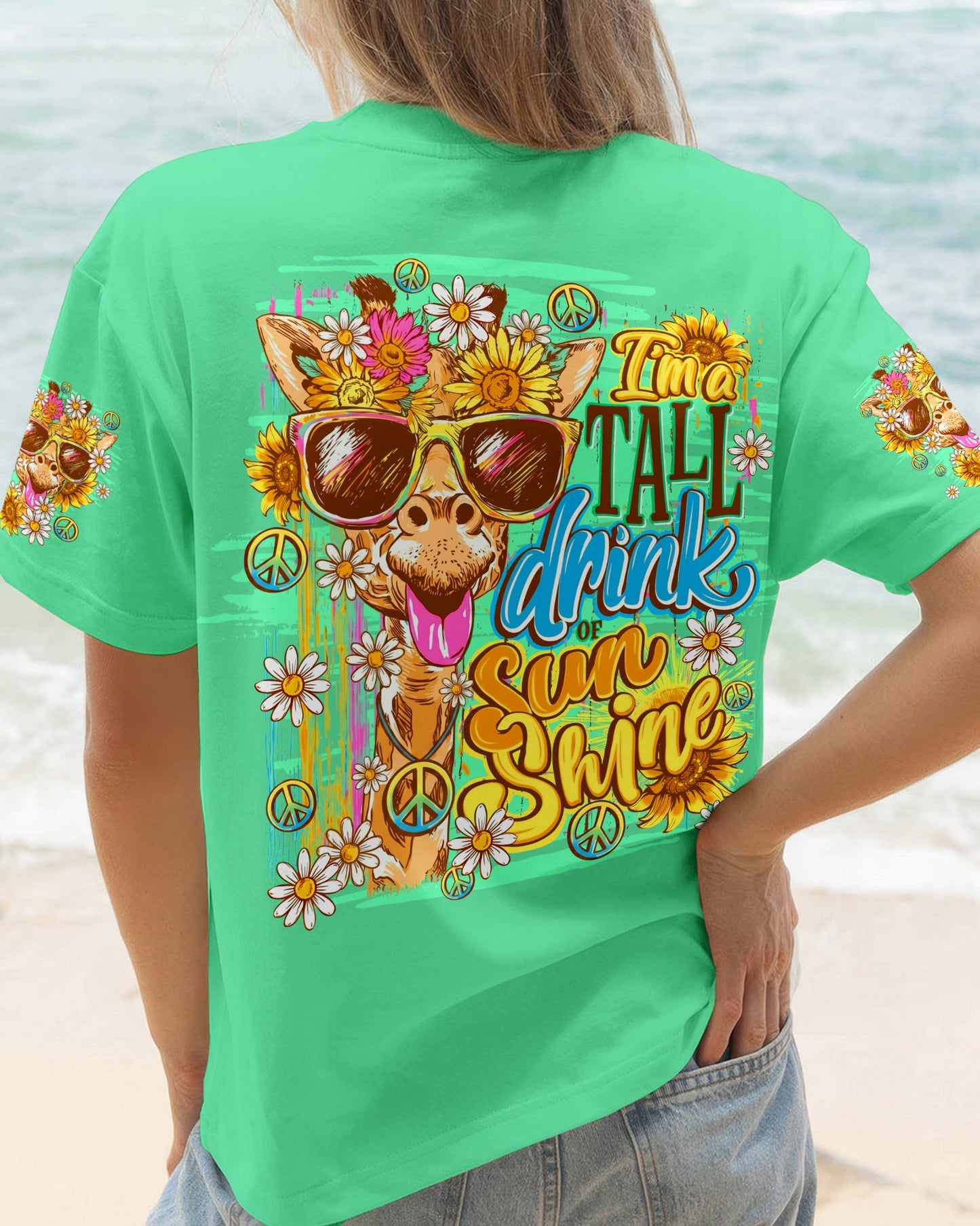 DRINK OF SUNSHINE GIRAFFE ALL OVER PRINT - TY2105262
