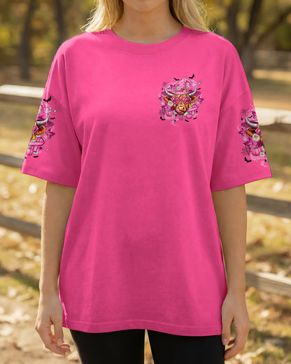 IN OCTOBER WE WEAR PINK COW HALLOWEEN BREAST CANCER AWARENESS ALL OVER PRINT - TYQY1507263