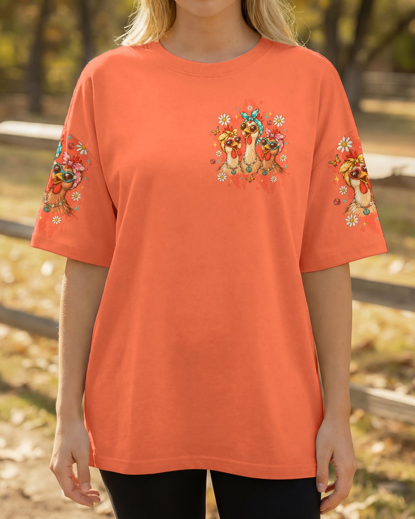 LET'S GO GIRLS CHICKEN ALL OVER PRINT - TLTW0107267