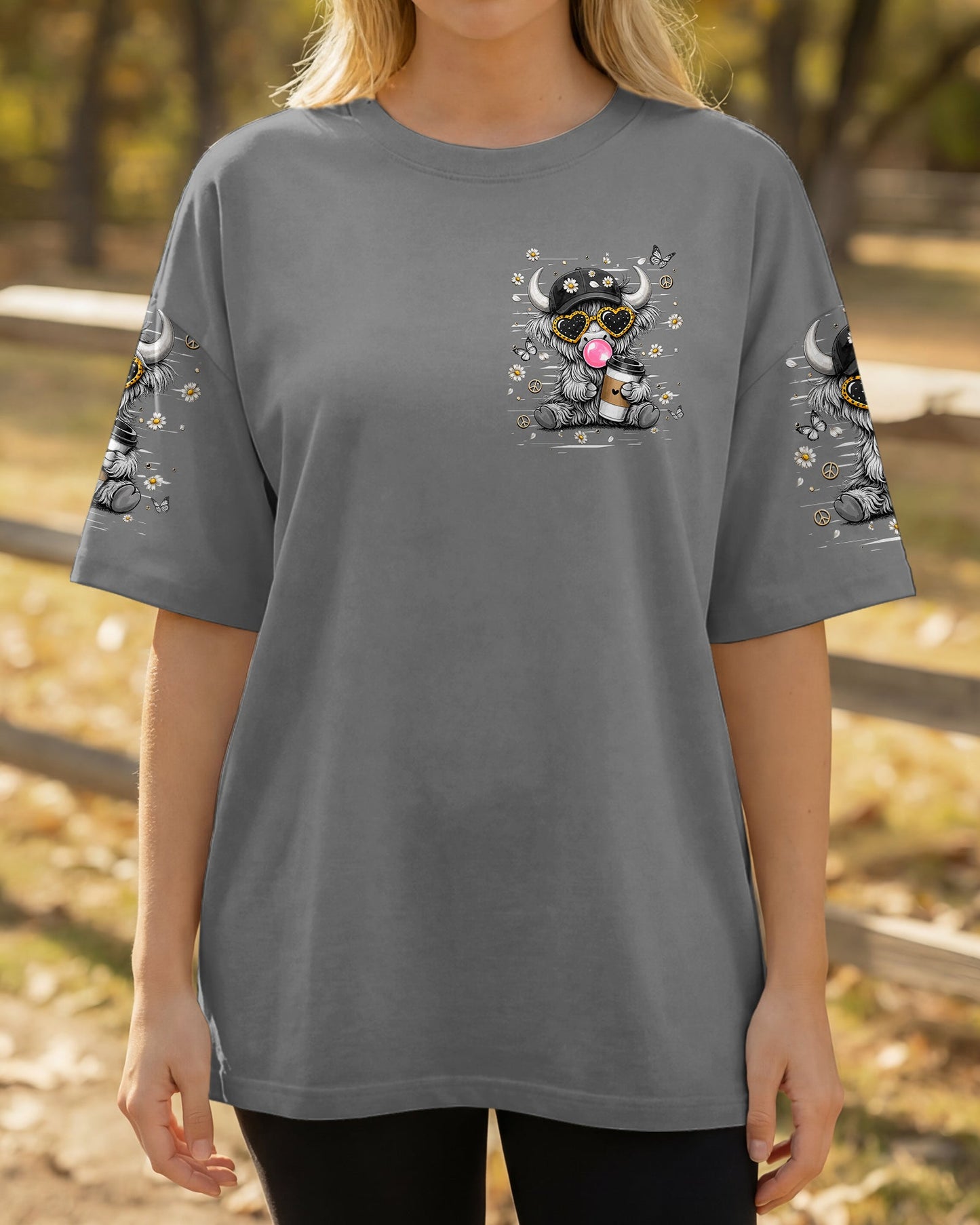 SUCK IT UP BUTTERCUP COW ALL OVER PRINT  - TLHN2505263