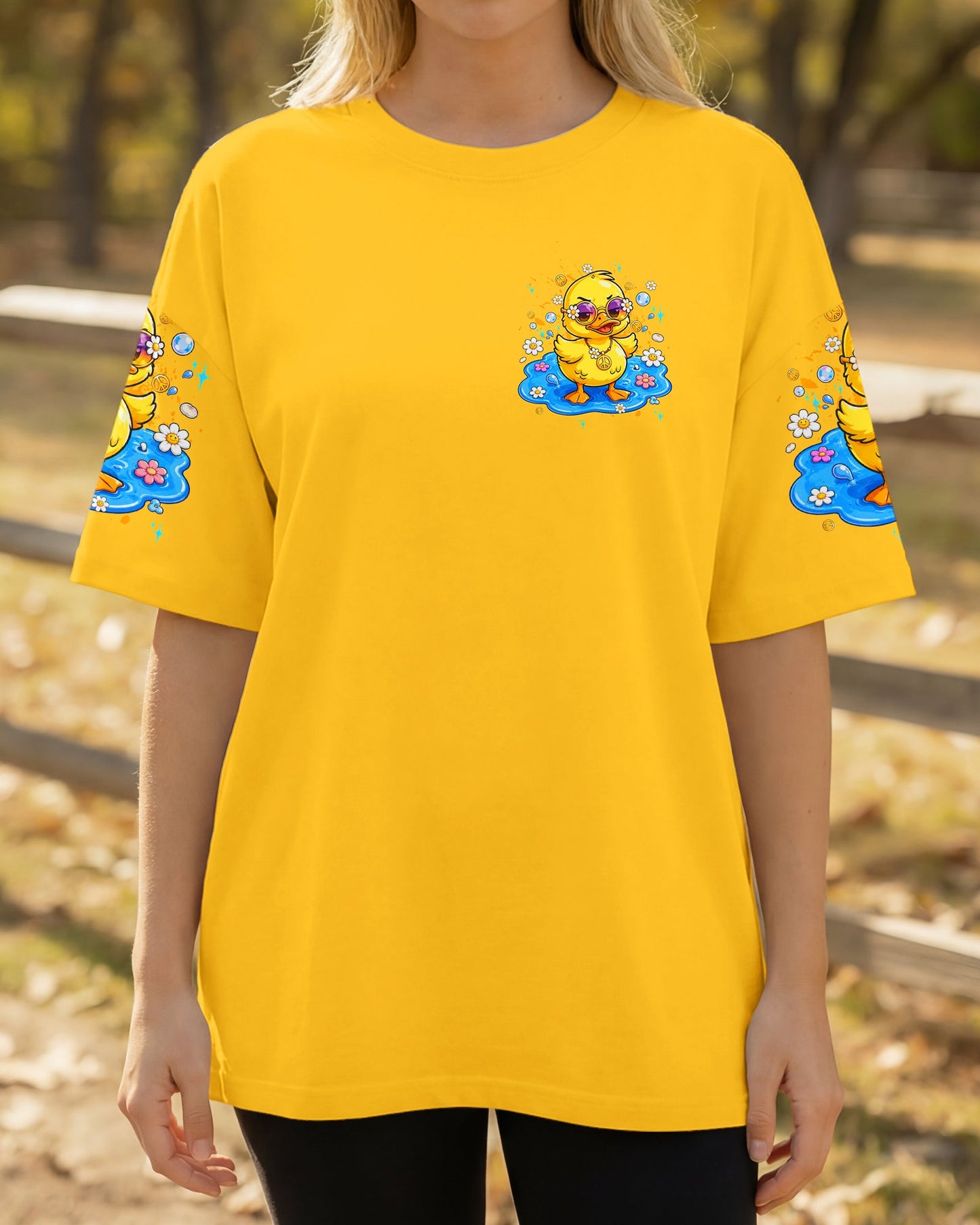 APPARENTLY I HAVE AN ATTITUDE WHO KNEW DUCK ALL OVER PRINT - TLTW2105263
