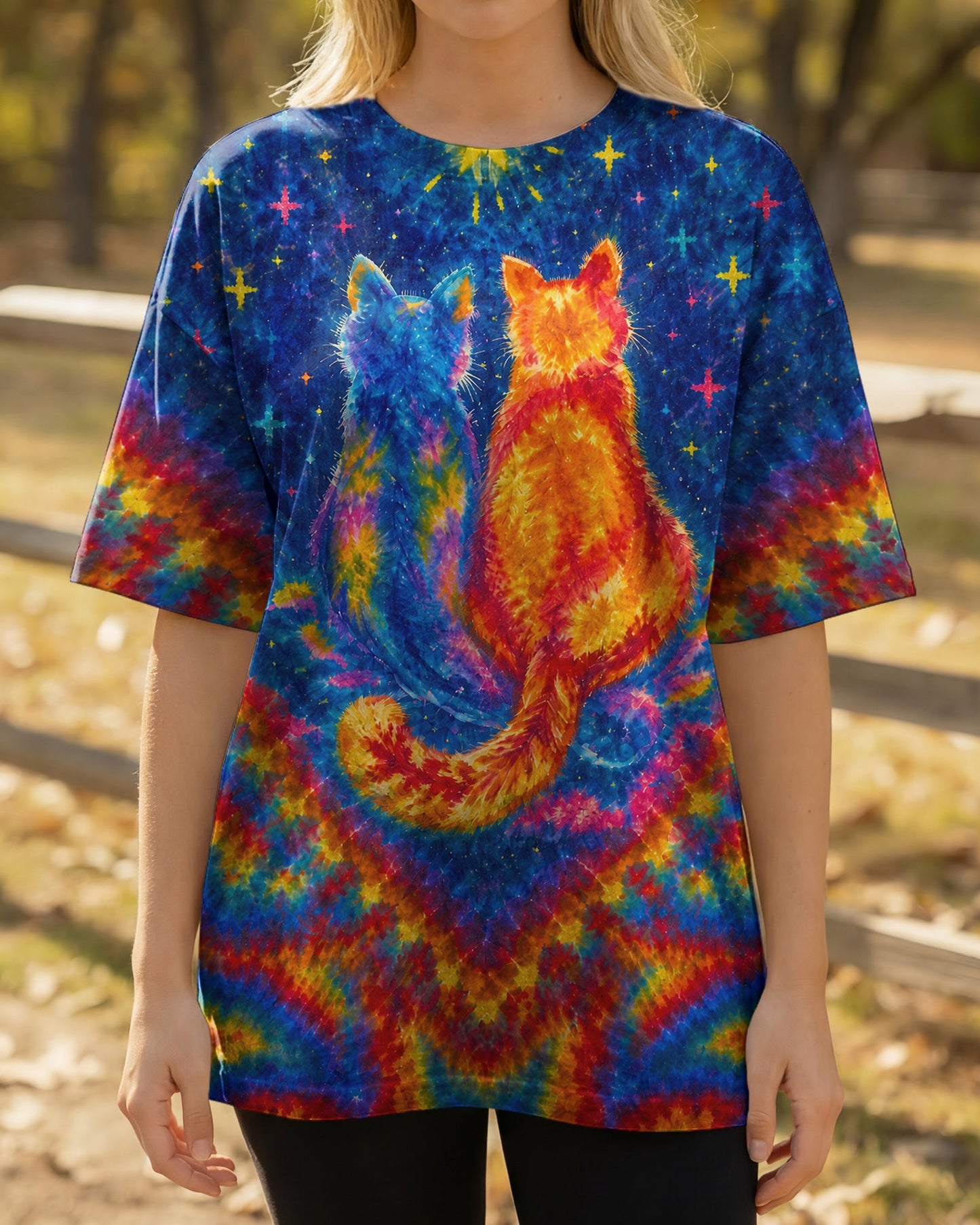 I LOVE YOU IN EVERY UNIVERSE CAT ALL OVER PRINT - KMTM1706261
