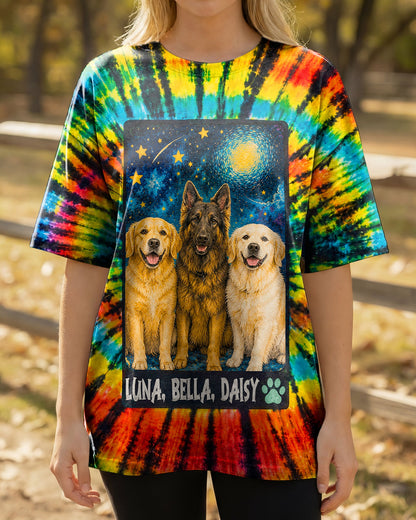 CUSTOM PET PORTRAIT GALAXY SWIRL ALL OVER PRINT - KMTM2306261
