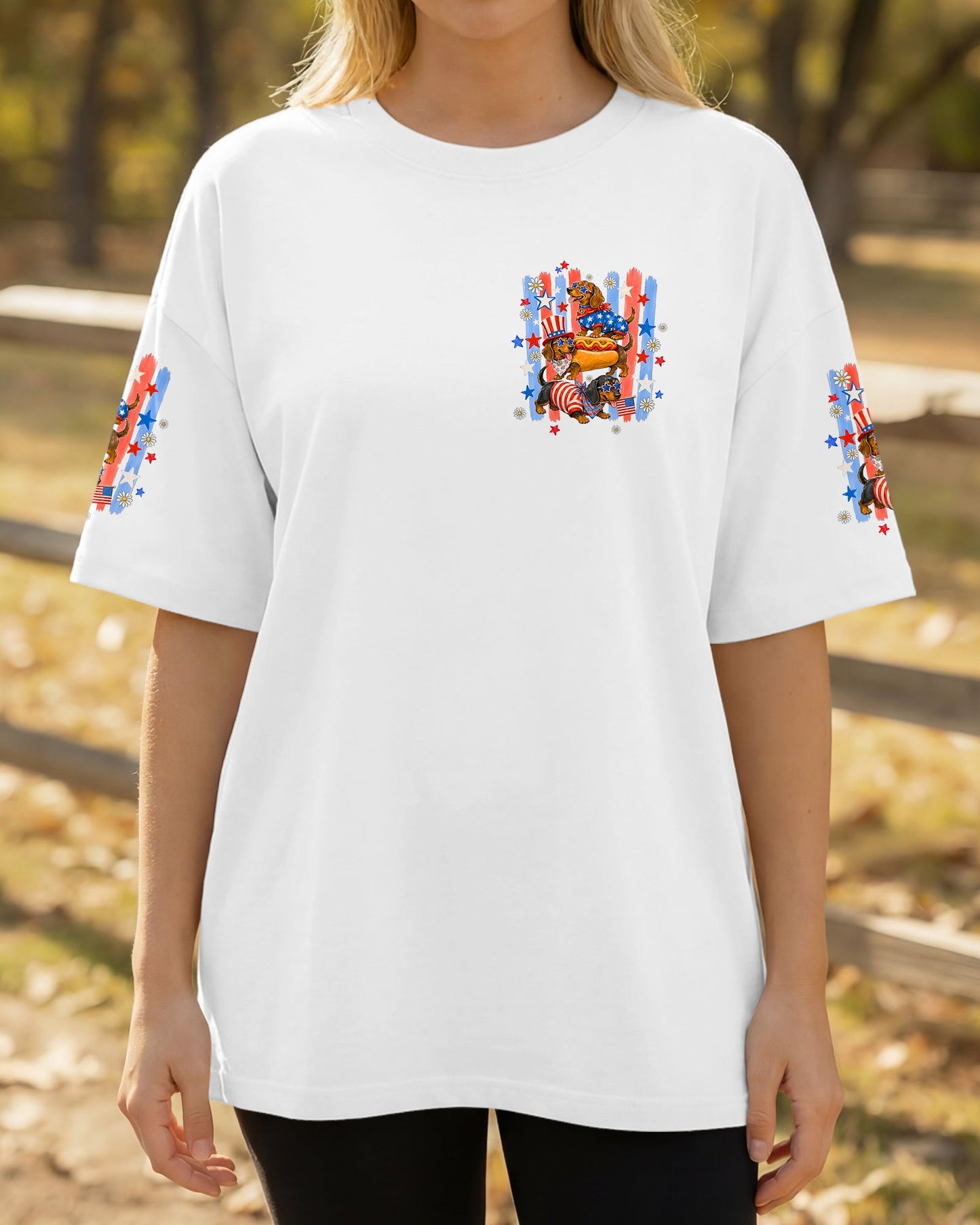 YOU LOOK LIKE THE 4TH OF JULY DACHSHUND DOG ALL OVER PRINT - TYQY0306262