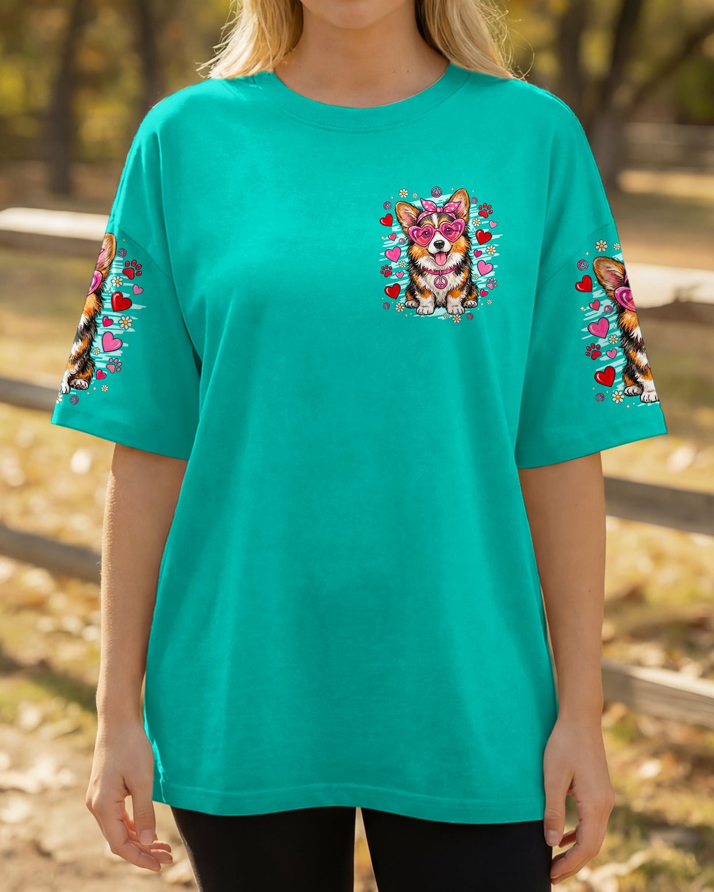 APPARENTLY I HAVE AN ATTITUDE WHO KNEW CORGI DOG ALL OVER PRINT - TYPQ1605261