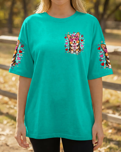 APPARENTLY I HAVE AN ATTITUDE WHO KNEW CORGI DOG ALL OVER PRINT - TYPQ1605261