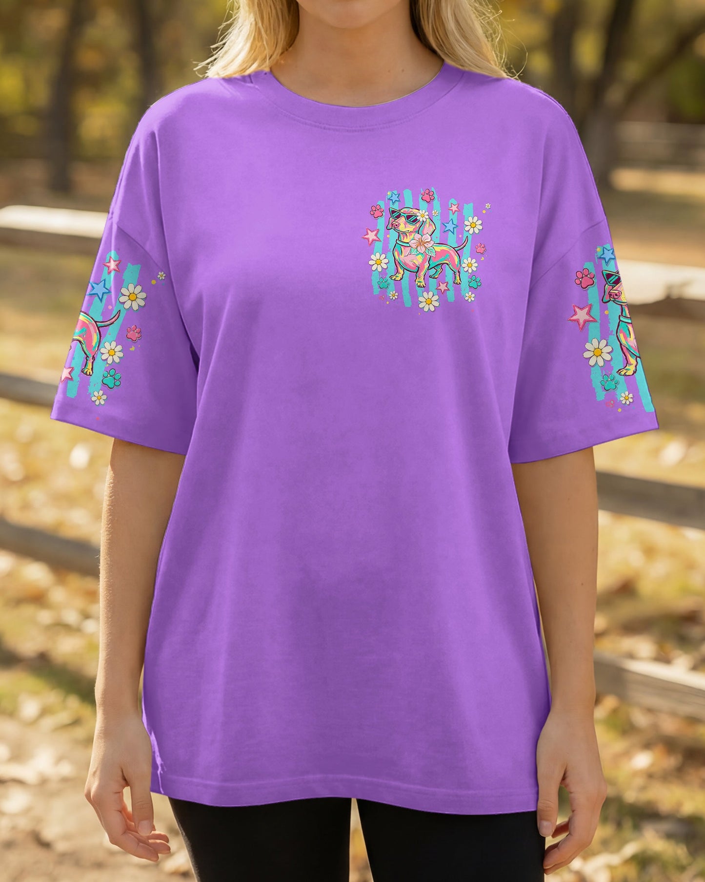LESS MEANIES MORE WEENIES DACHSHUND DOG  ALL OVER PRINT - TLTW2005261