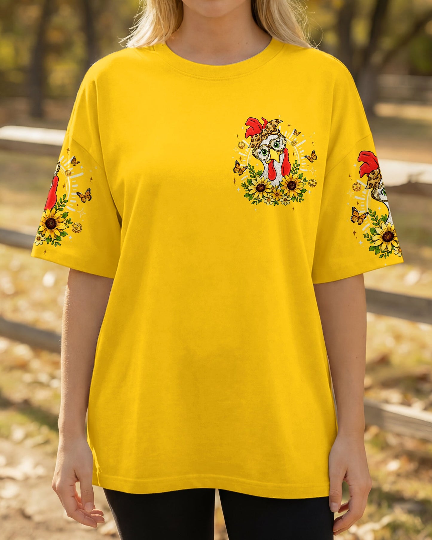 AGING MAY HAVE SLOWED ME DOWN CHICKEN ALL OVER PRINT - TLTW1906262