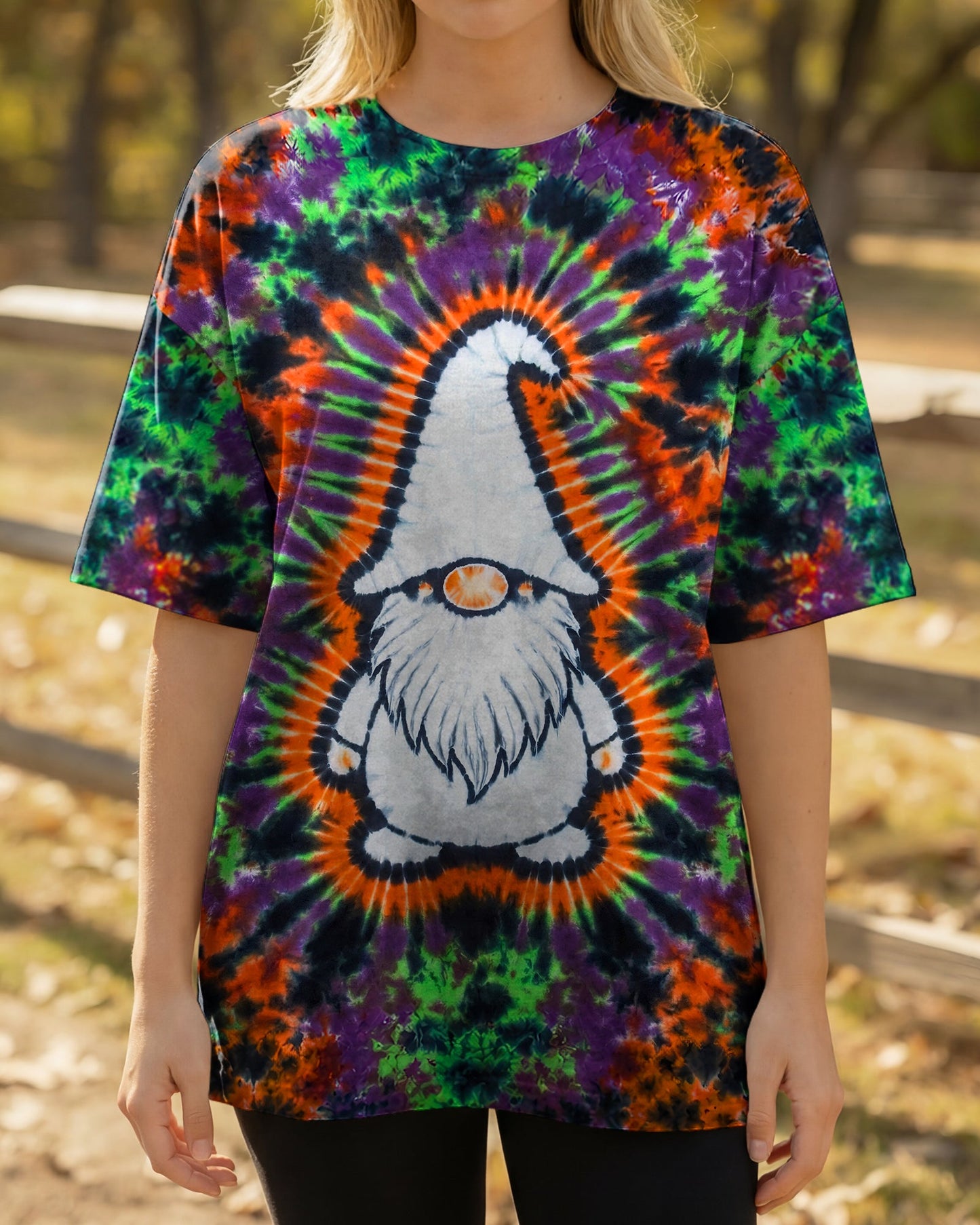 GNOME PURPLE ORANGE BURST ALL OVER PRINT - TLNT1706261