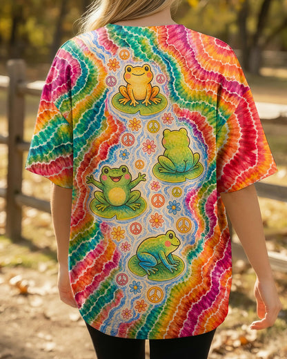 PEACEFUL FROG RAINBOW RIVER ALL OVER PRINT - KMTM1806262