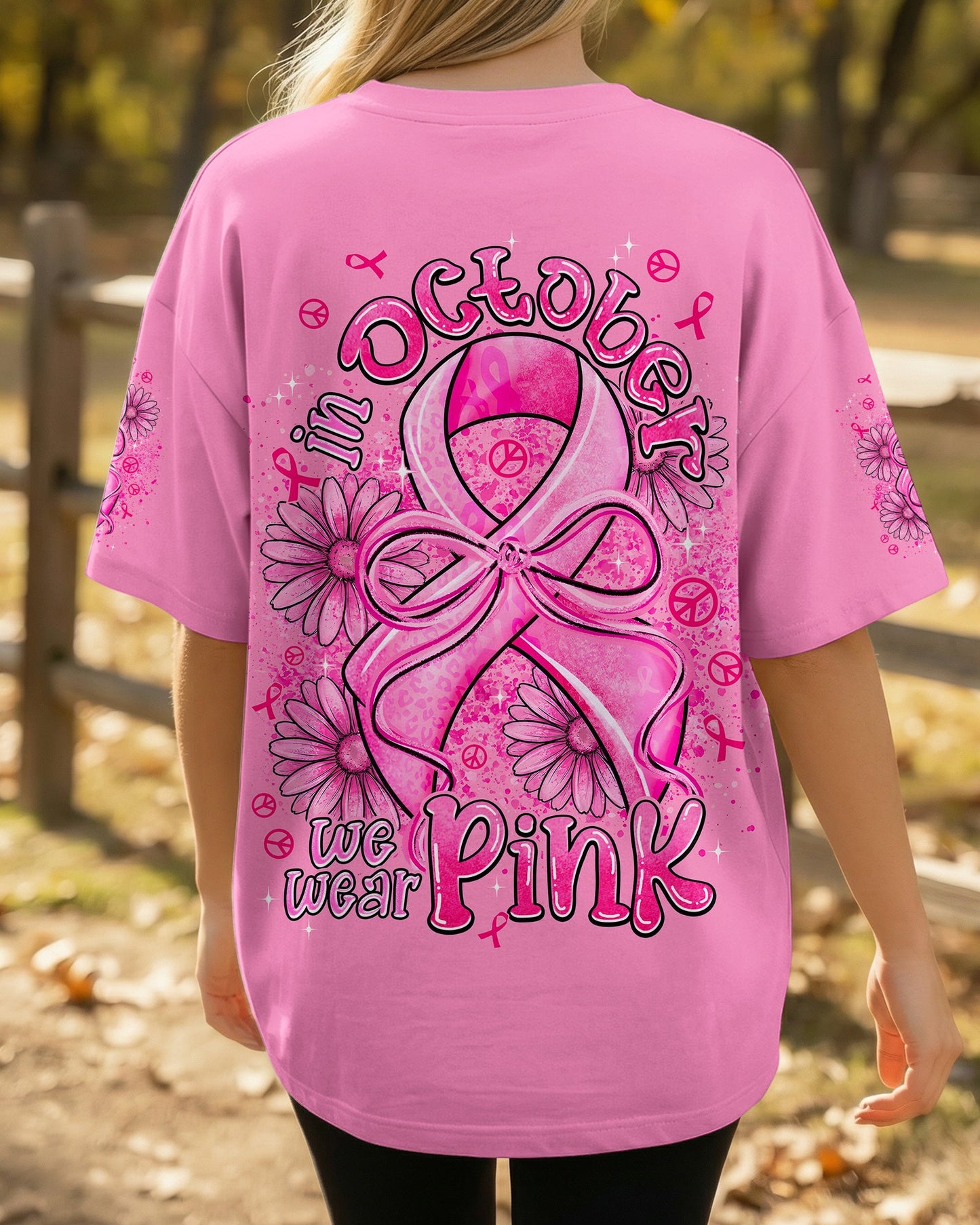 IN OCTOBER WE WEAR PINK BREAST CANCER AWARENESS ALL OVER PRINT - TYPQ2506262