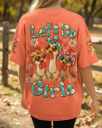 LET'S GO GIRLS CHICKEN ALL OVER PRINT - TLTW0107267