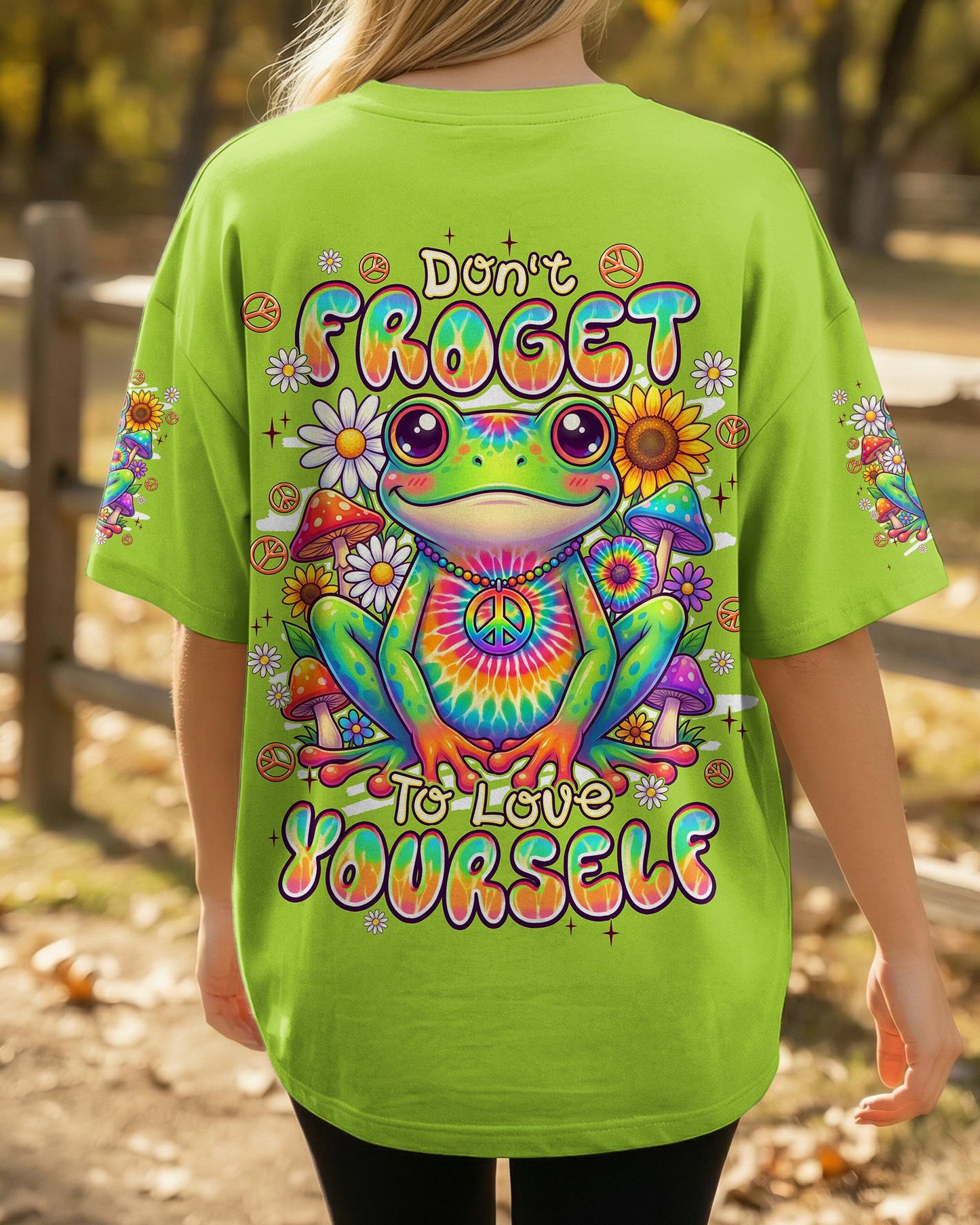 DON'T FROGET TO LOVE YOURSELF ALL OVER PRINT - TYPQ0907262