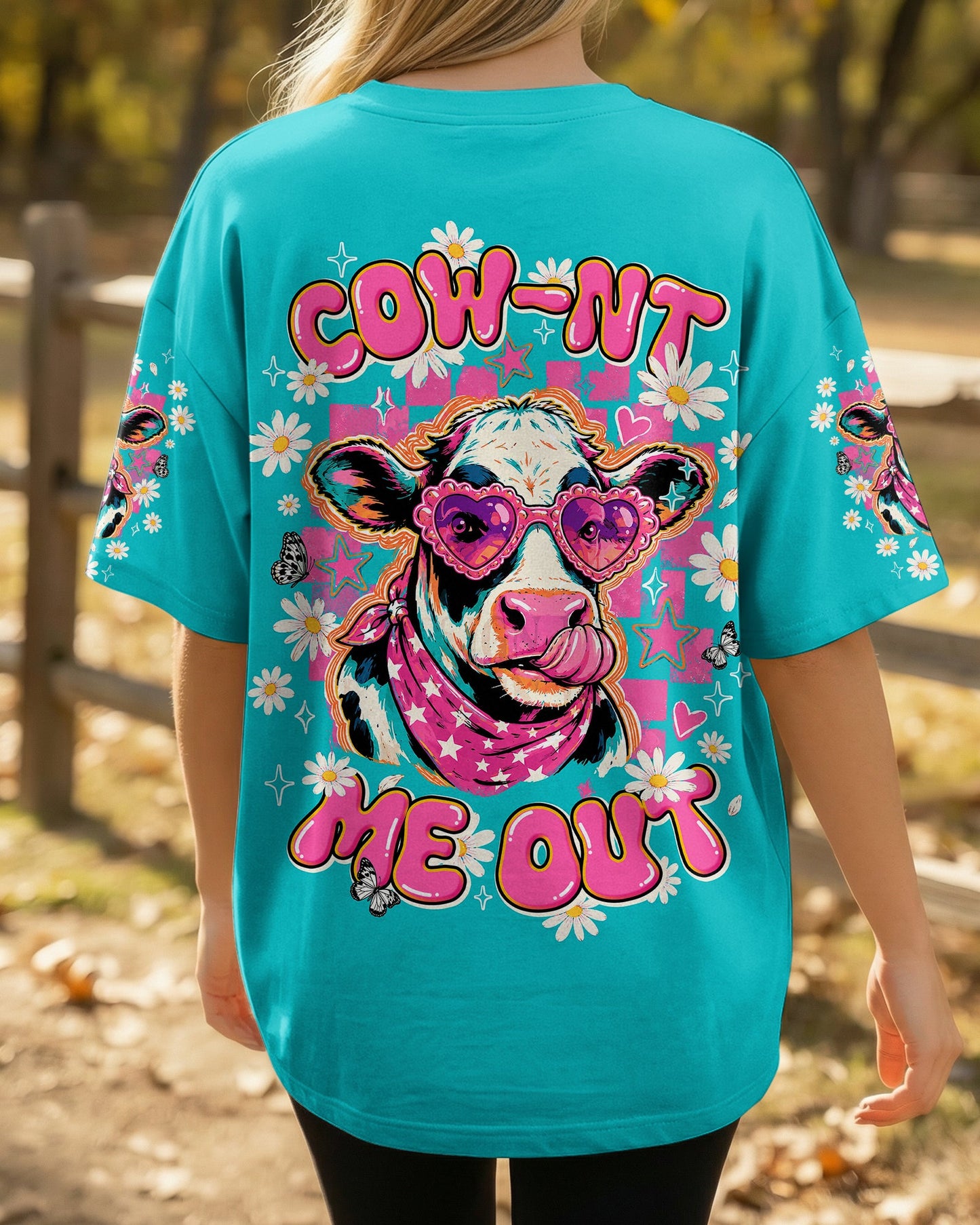 COW-NT ME OUT FUNNY ALL OVER PRINT - TLNT1306262