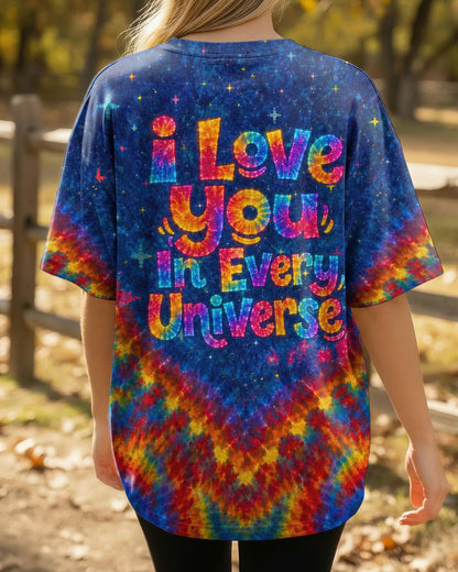 I LOVE YOU IN EVERY UNIVERSE CAT ALL OVER PRINT - KMTM1706261